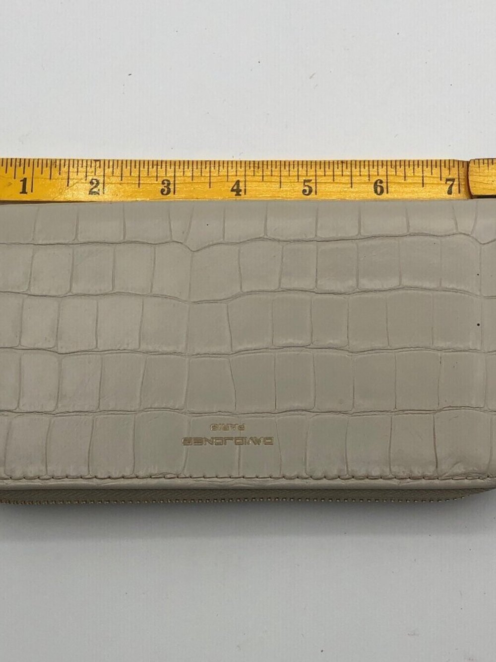 David Jones Texture Beige Faux Leather Wallet